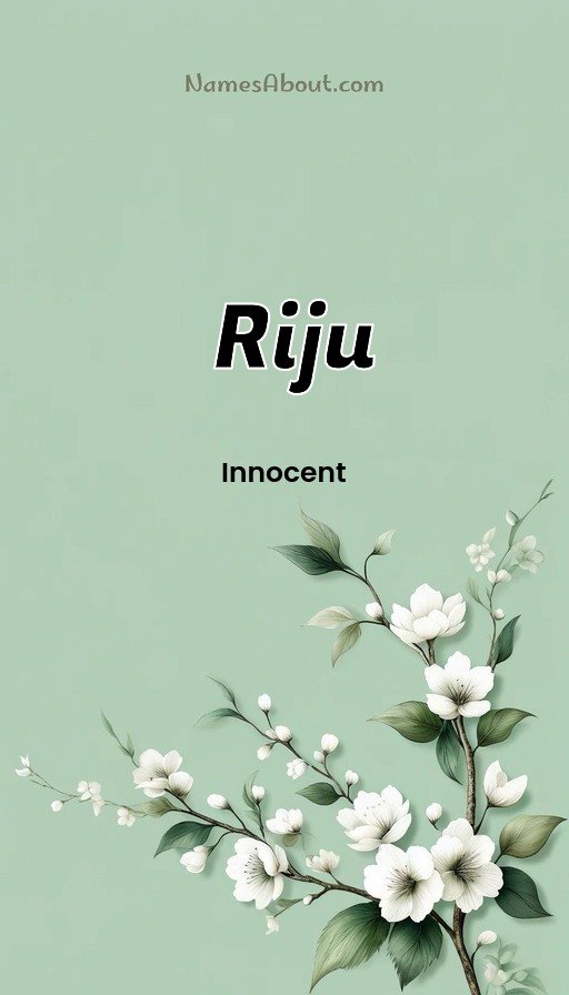 Meaning of Riju