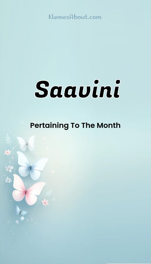 Meaning of Saavini