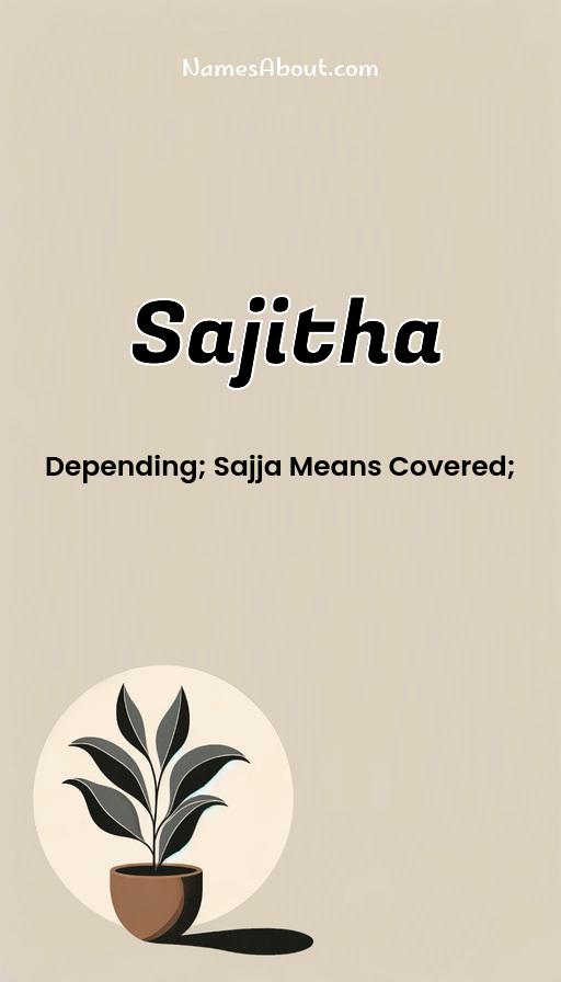 Illustration of Sajitha