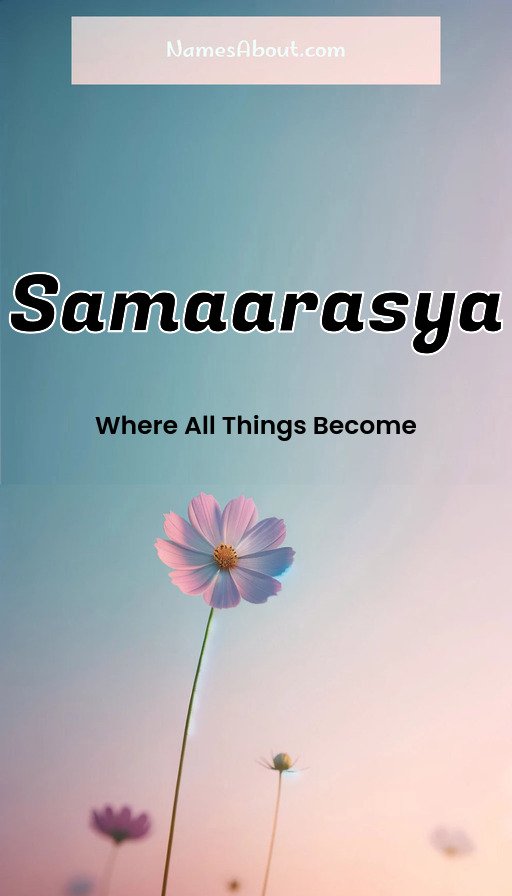 Meaning of Samaarasya