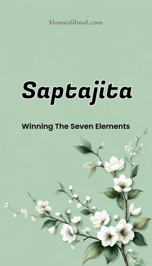 Meaning of Saptajita