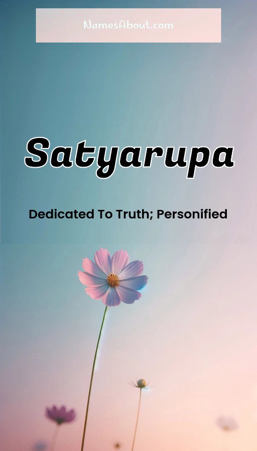 Meaning of Satyarupa