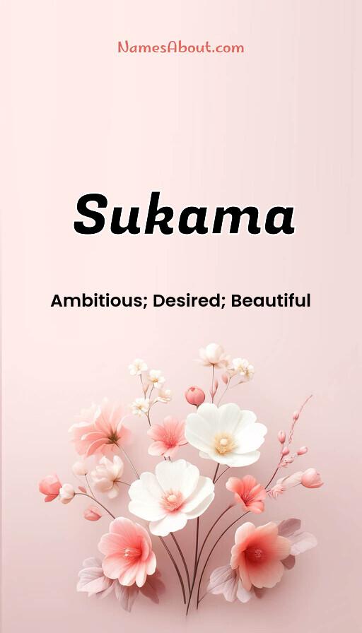 Meaning of Sukama