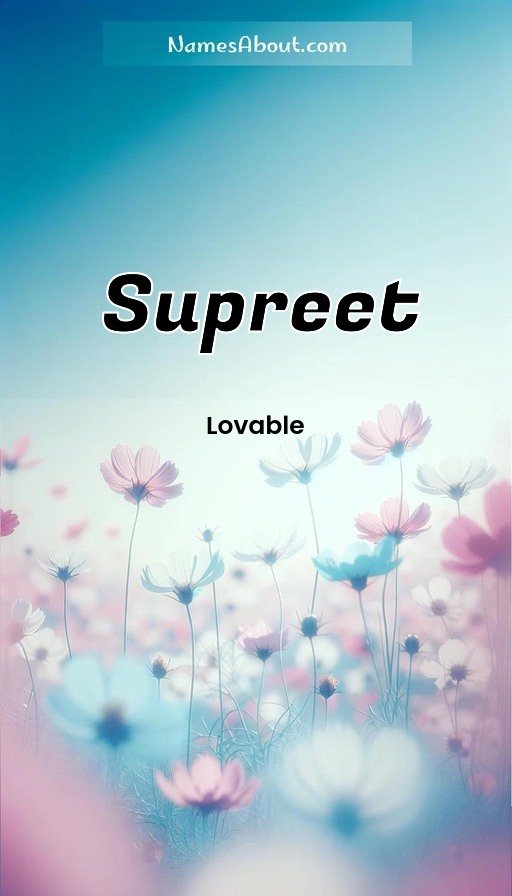 Meaning of Supreet