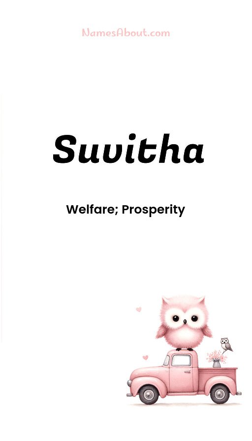 Meaning of Suvitha