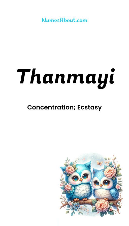 Meaning of Thanmayi