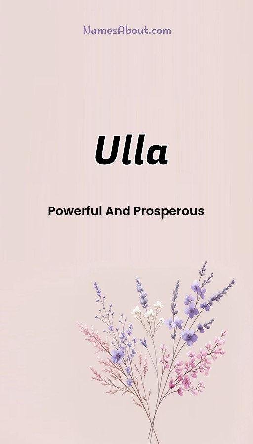 Meaning of Ulla