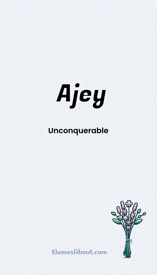 Meaning of Ajey