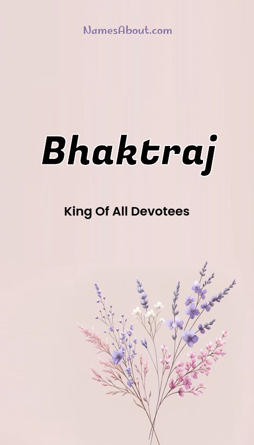Meaning of Bhaktraj