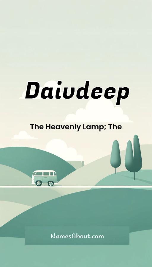 Daivdeep name and meaning