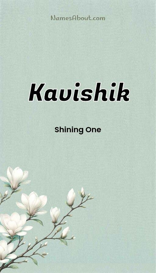 Meaning of Kavishik