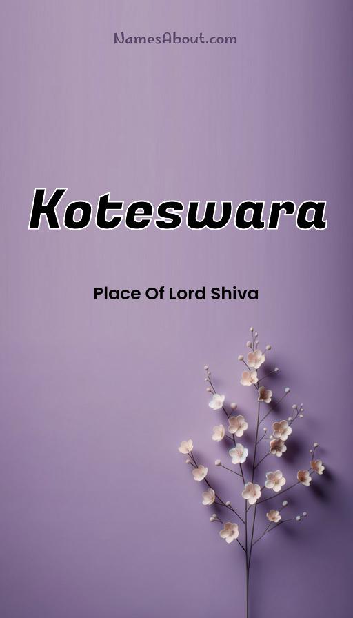 Illustration of Koteswara