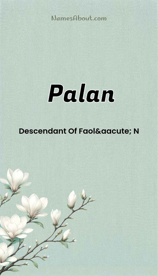 Meaning of Palan
