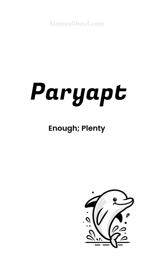 Meaning of Paryapt