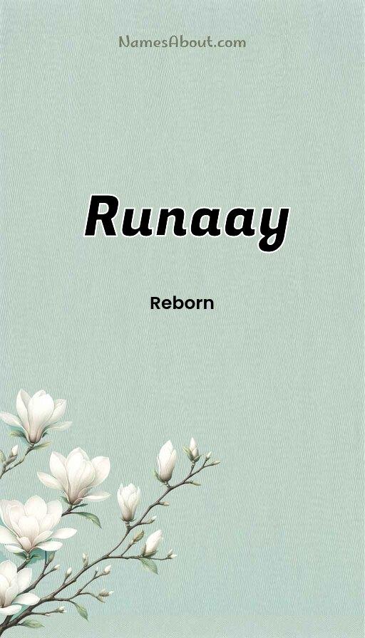 Runaay name and meaning