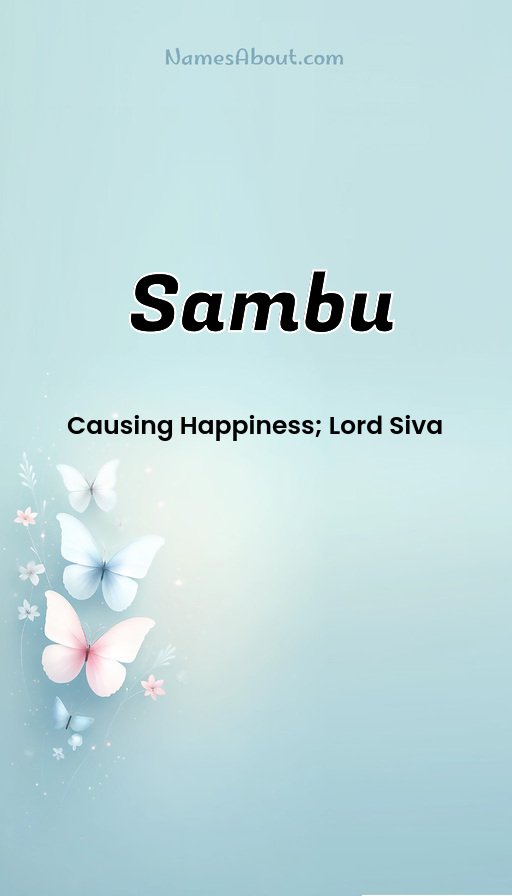 Meaning of Sambu