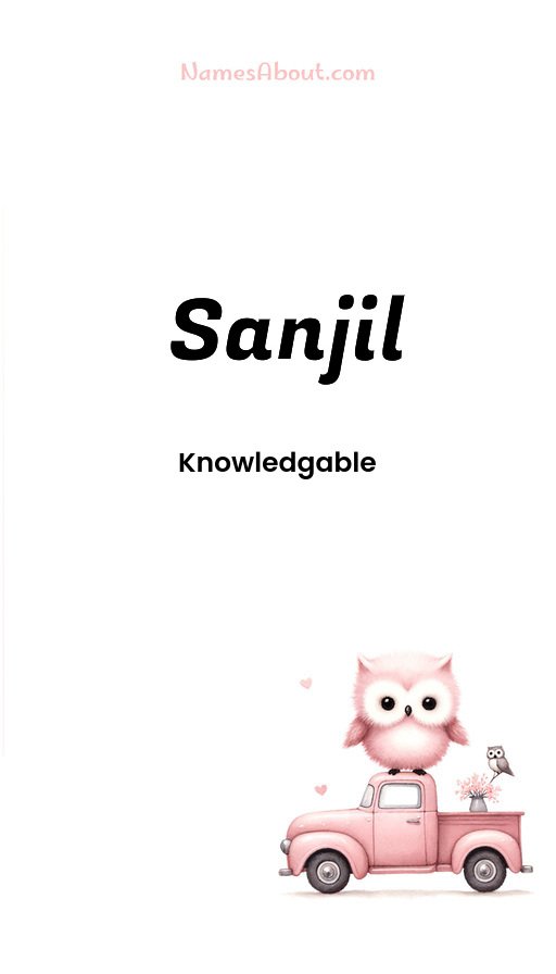 Meaning of Sanjil