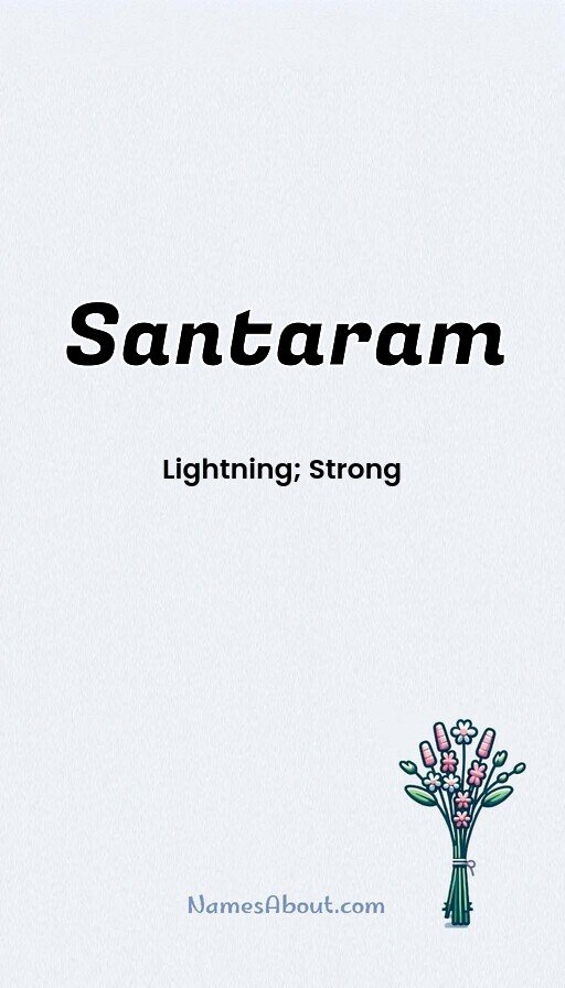 Meaning of Santaram