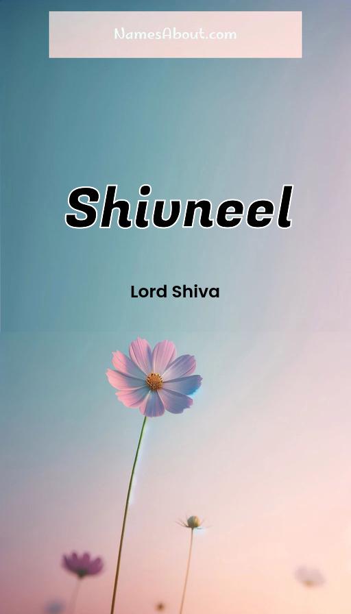 Shivneel name and meaning