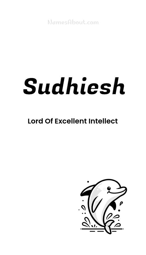 Sudhiesh name and meaning