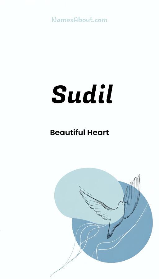 Sudil name and meaning