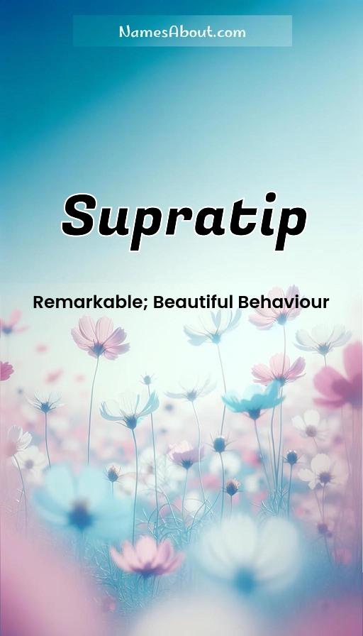 Supratip name and meaning