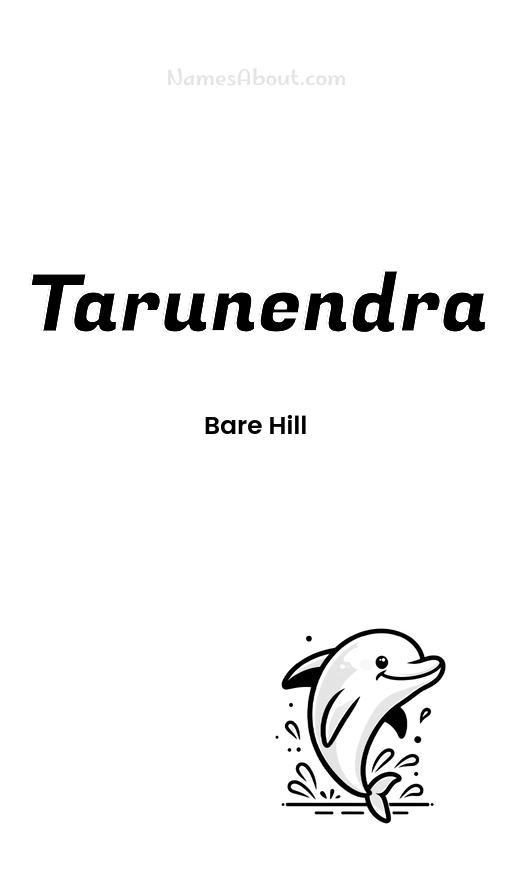 Tarunendra name and meaning