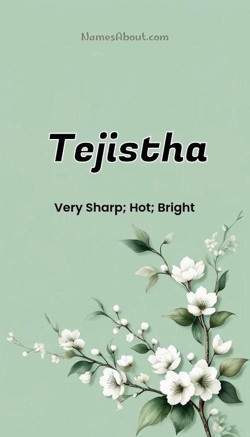Meaning of Tejistha