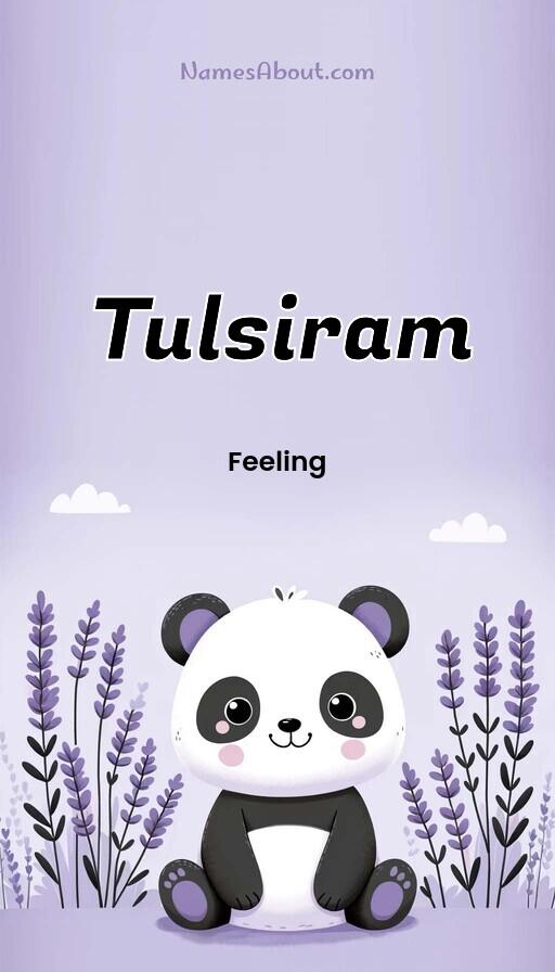 Tulsiram name and meaning