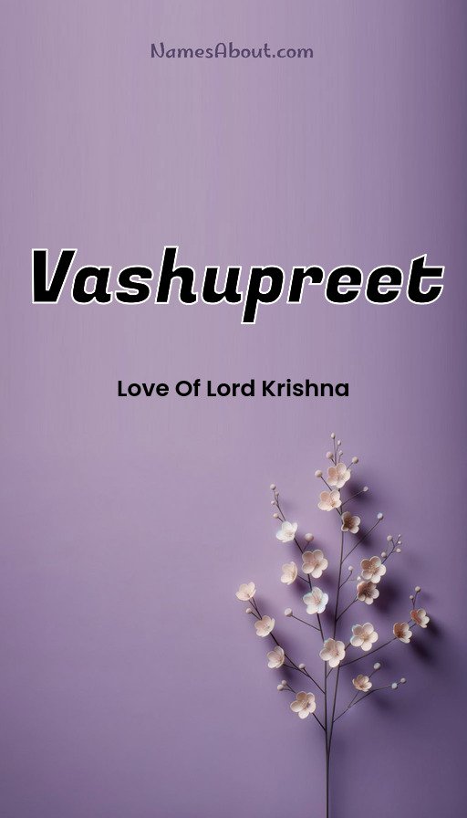 Meaning of Vashupreet