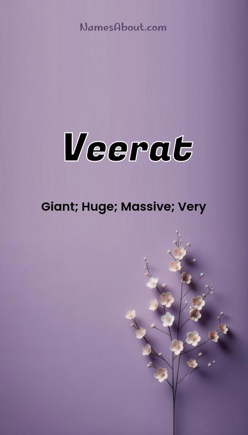 Veerat name and meaning