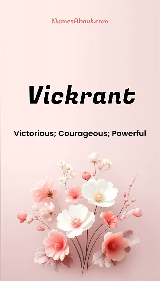 Meaning of Vickrant