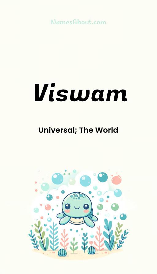 Viswam name and meaning