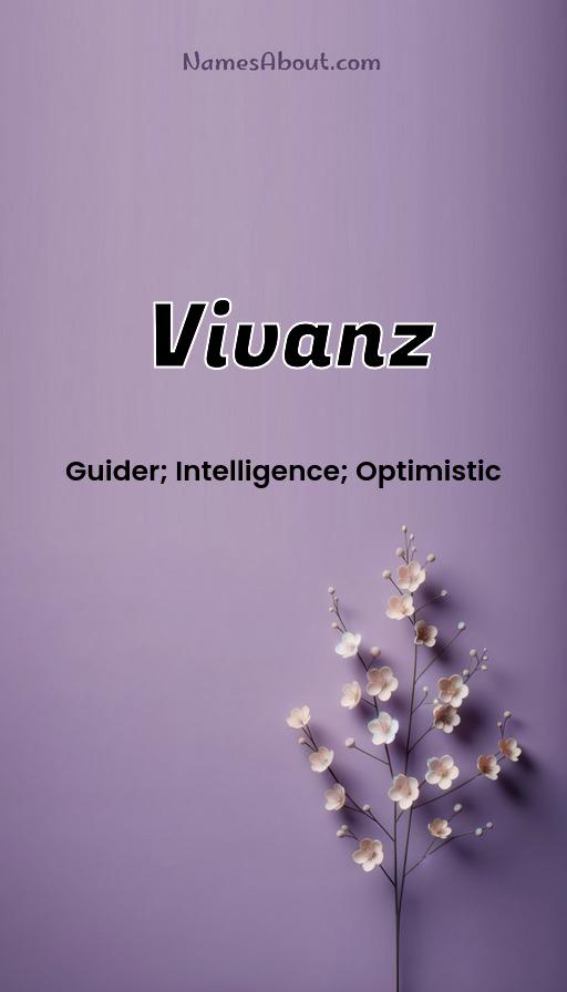 Vivanz name and meaning