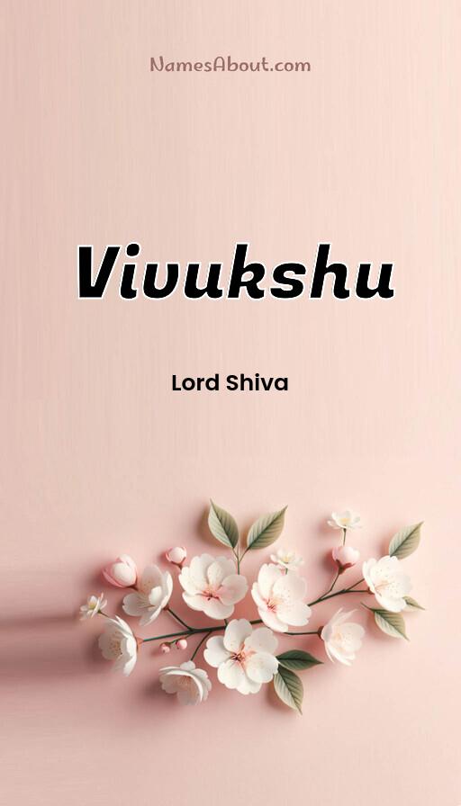 Vivukshu name and meaning