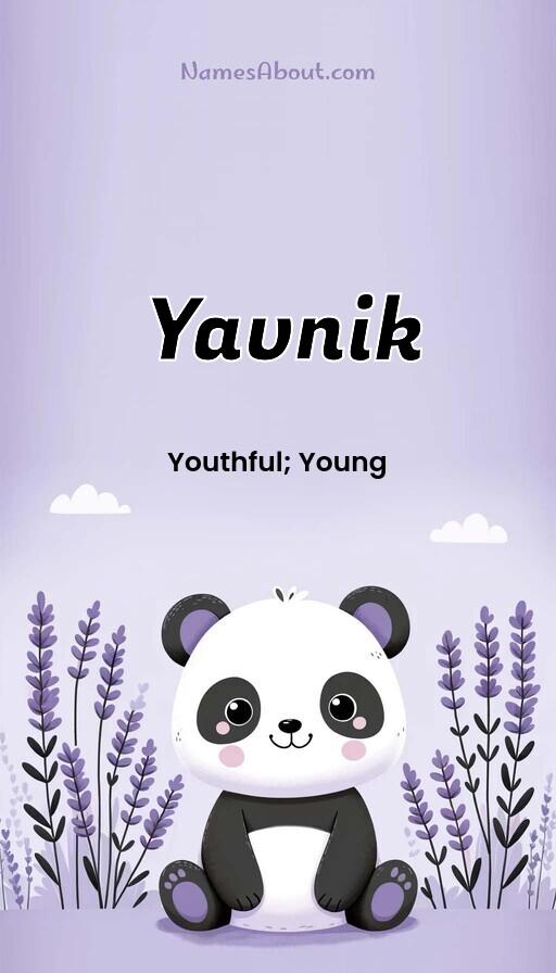 Yavnik name and meaning