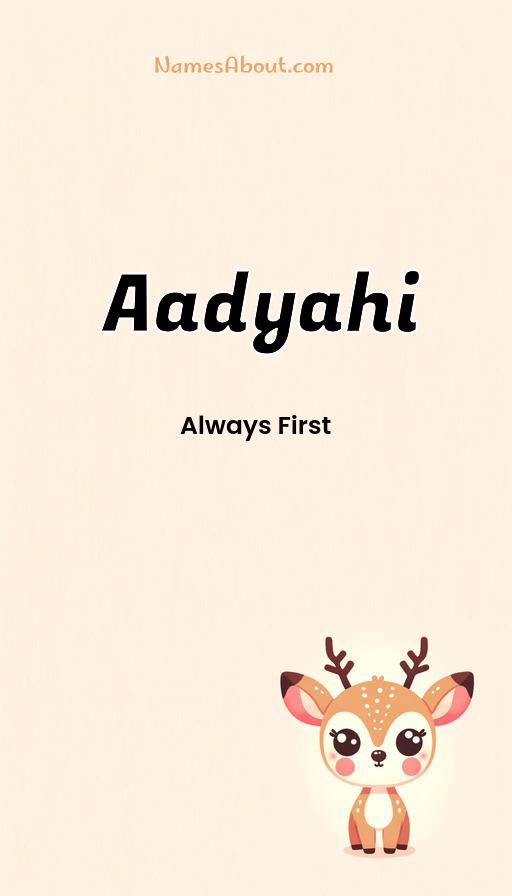 Illustration of Aadyahi