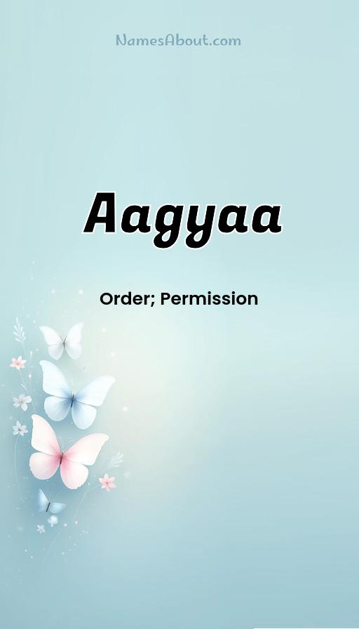 Illustration of Aagyaa