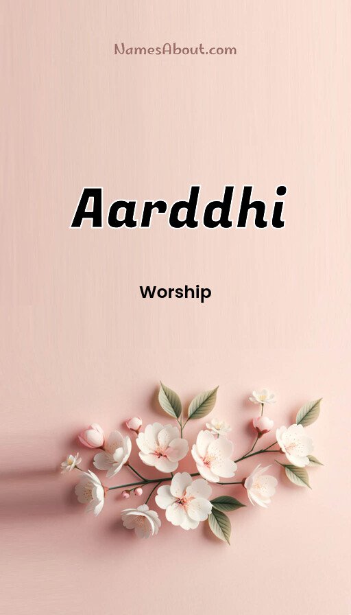 Meaning of Aarddhi