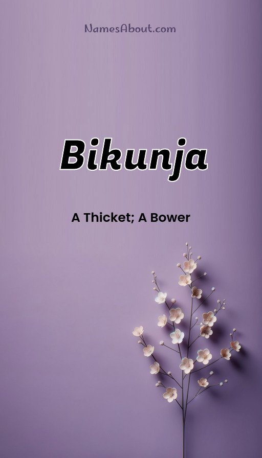 Meaning of Bikunja