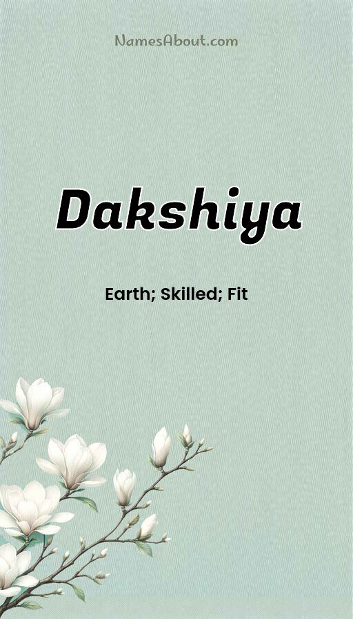 Meaning of Dakshiya