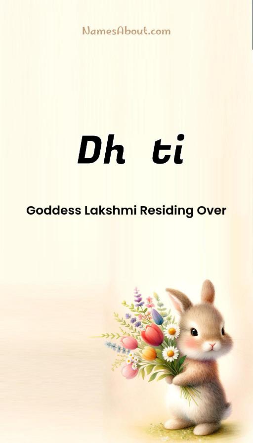 Dhṛti name and meaning