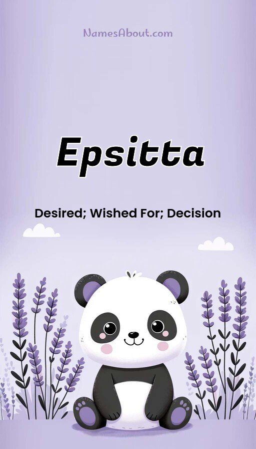 Meaning of Epsitta
