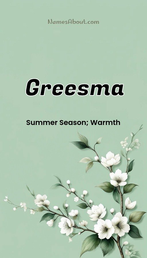 Meaning of Greesma