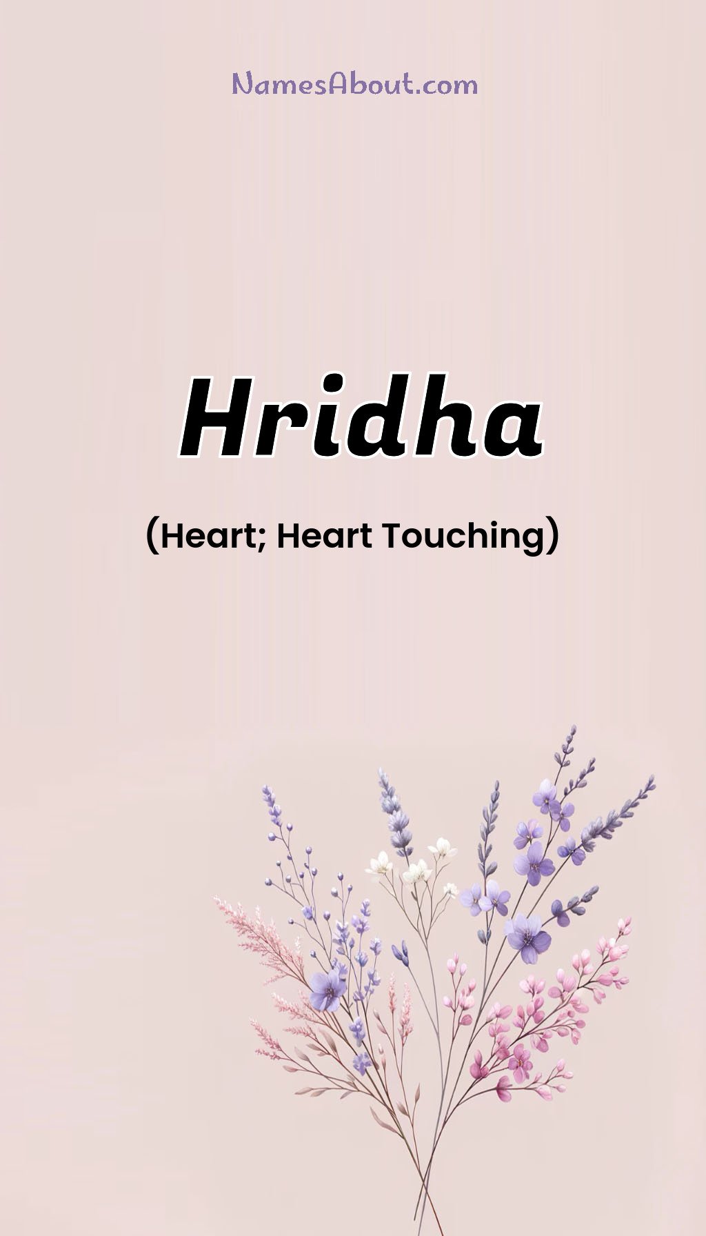 Hridha name and meaning