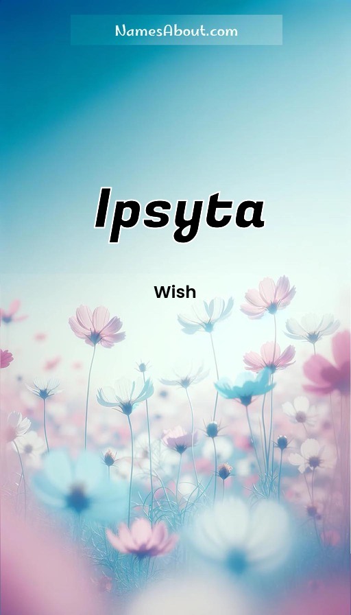 Meaning of Ipsyta
