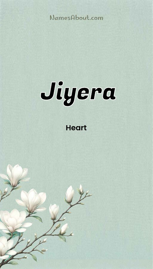 Meaning of Jiyera