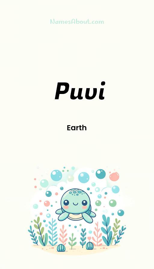 Illustration of Puvi