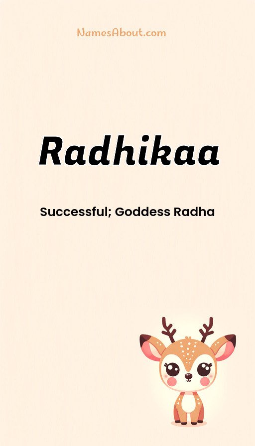 Meaning of Radhikaa