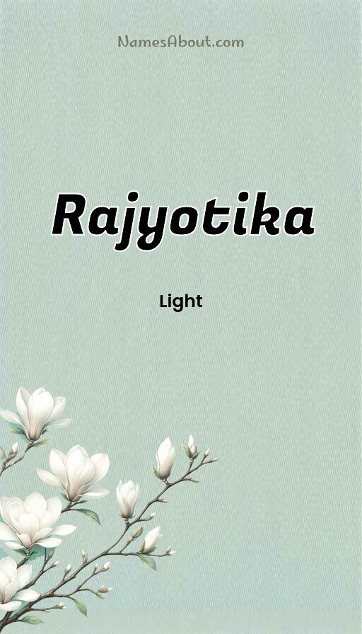 Meaning of Rajyotika